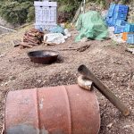 作業日誌（無煙炭火器によるバイオ炭づくり）